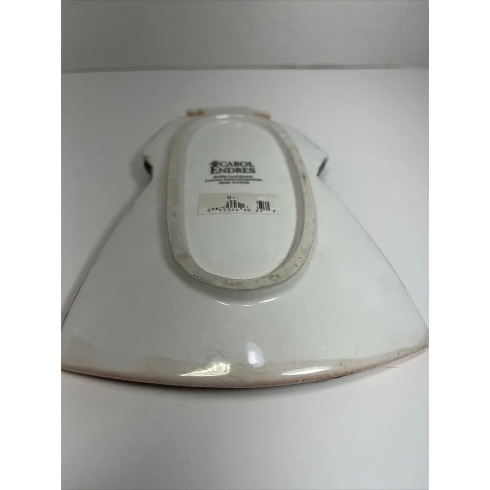Enesco 90s Carol Endres Spoon Rest Storage Scouring Pad Holder Lady Basket